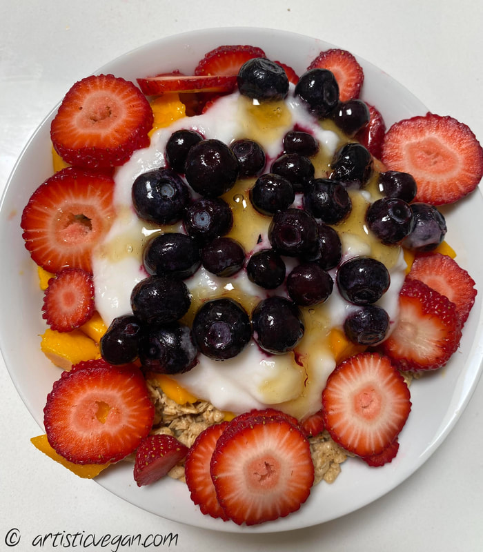 Sunshine Breakfast Bowls - Yogurt, Granola & Fruit