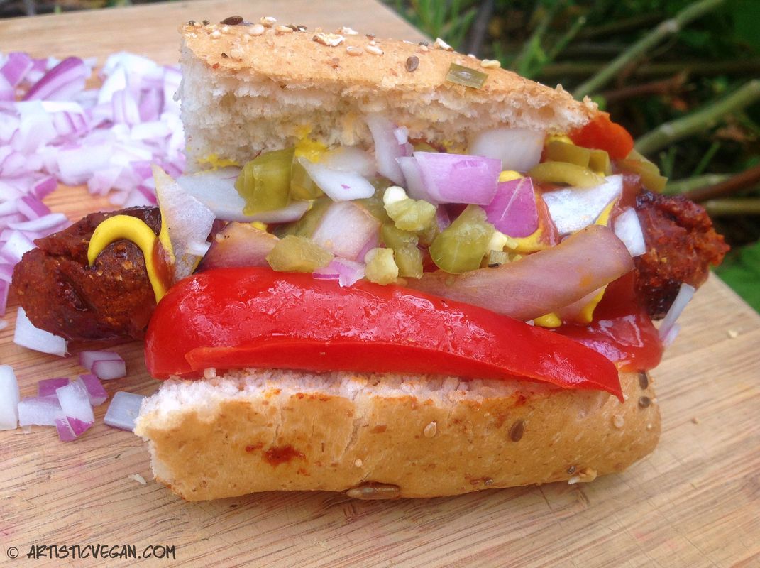 Best Vegan Hot Dogs - The Cheeky Chickpea